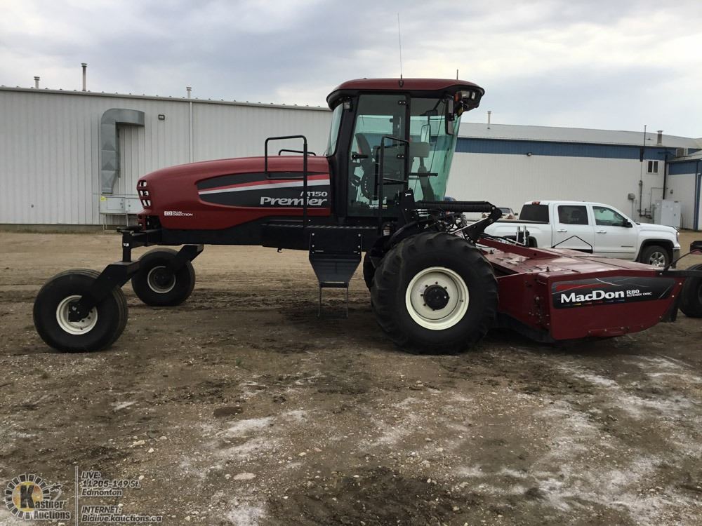 Macdon R80 2009 MAC DON PREMIER M150 DAUL DIRECT SWATHER WITH 13' R80 ROTARY DISC ...
