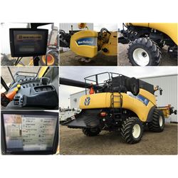  2008 NEW HOLLAND CR 9070 ROTARY COMBINE WITH NH 14' 76C