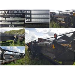 1998 MF 5100-25' DRAPER HEADER WITH ADAPTER FOR 88 SERIES CASE COMBINE