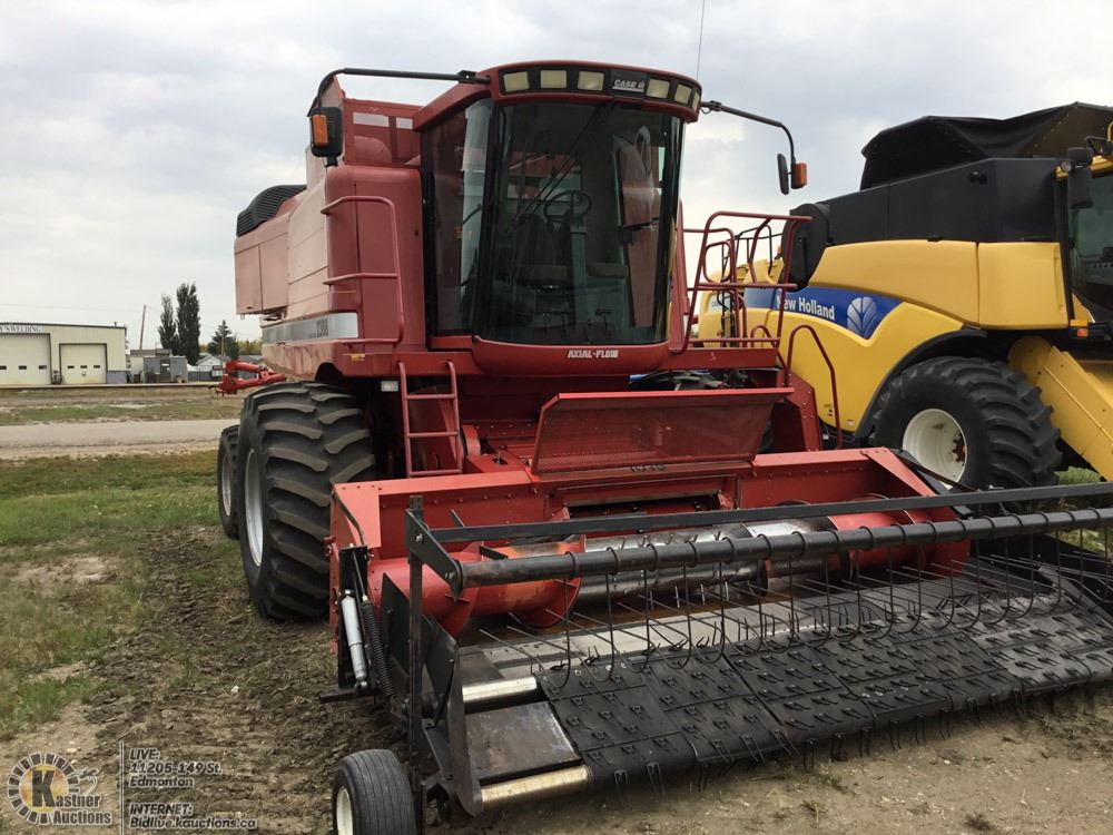 1998 CASE IH 2388 ROTARY COMBINE WITH 14' 1015 PU WITH REDEKOP CHOPPER