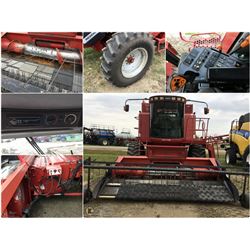 1998 CASE IH 2388 ROTARY COMBINE WITH 14' 1015 PU WITH REDEKOP CHOPPER