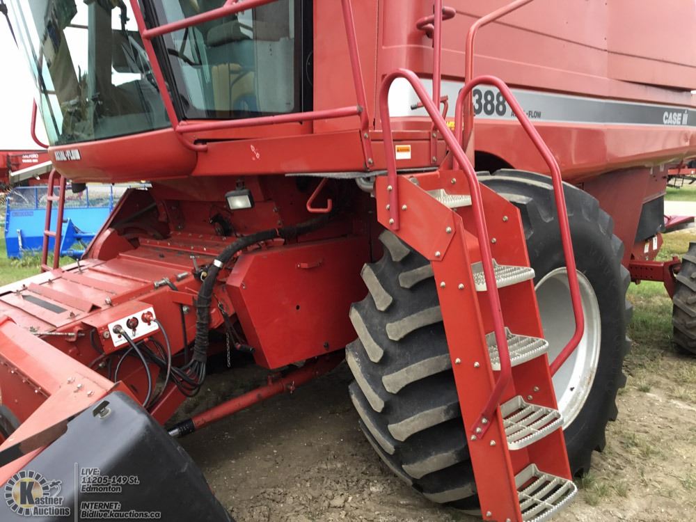 1998 CASE IH 2388 ROTARY COMBINE WITH 14' 1015 PU WITH REDEKOP CHOPPER