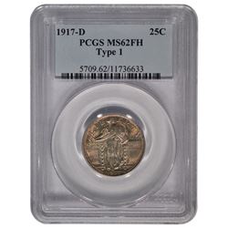 1917-D Standing Liberty Quarter PCGS MS62FH