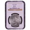 Image 1 : 1927-D $1 Peace Silver Dollar Coin NGC MS63