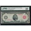 Image 1 : 1914 $5 Chicago Red Seal Federal Reserve Note PMG 25