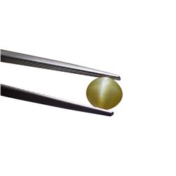 1.39ct Round Cat's Eye Chrysoberyl Gemstone