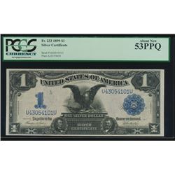 1899 $1 Black Eagle Silver Certificate PCGS 53PPQ