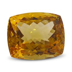 5.87ct Cushion Citrine Gemstone