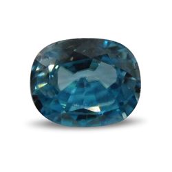 4.65ct Oval Blue Zircon Gemstone