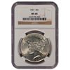 Image 1 : 1927 $1 Peace Silver Dollar Coin NGC MS64