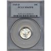 Image 1 : 1945-D Mercury Dime Coin PCGS MS65FB