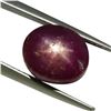 Image 3 : 9.33ct Oval Star Ruby Gemstone