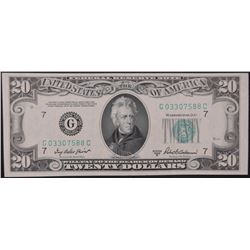 1950B $20 Chicago Federal Reserve Note