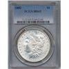 Image 1 : 1882 $1 Morgan Silver Dollar Coin PCGS MS65