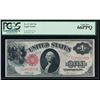 Image 1 : 1917 $1 Legal Tender Note PCGS 66PPQ