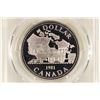 Image 1 : 1981 CANADA TRANS-CAN SILVER DOLLAR PCGS PR69 DCAM