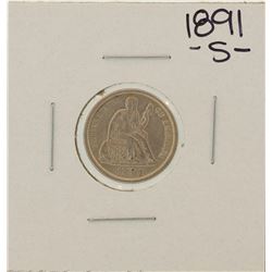 1891-S Seated Liberty Dime Coin