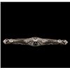 Image 1 : Platinum 1.70 ctw Diamond Brooch