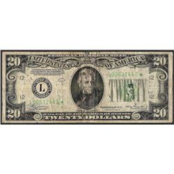 1934A $20 Federal Reserve STAR Note