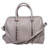 Givenchy Gray Leather Lucrezia Medium Satchel Handbag