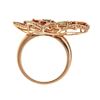 Image 3 : 3.93 ctw Multi-color Gemstone Ring - 18KT Rose Gold