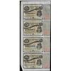 Image 1 : Uncut Sheet of (4) State of Louisiana Baby Bond Obsolete Notes