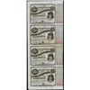 Image 1 : Uncut Sheet of (4) State of Louisiana Baby Bond Obsolete Notes