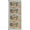 Image 1 : Uncut Sheet of (4) State of Louisiana Baby Bond Obsolete Notes