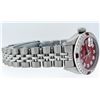 Image 3 : Rolex Ladies Stainless Steel Red Diamond & Ruby 26MM Datejust Wristwatch