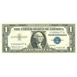 $1 XF/AV Silver Certificate Currency