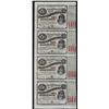 Image 1 : Uncut Sheet of (4) State of Louisiana Baby Bond Obsolete Notes