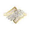 Image 2 : 1.00 ctw Diamond Ring - 10KT Yellow Gold