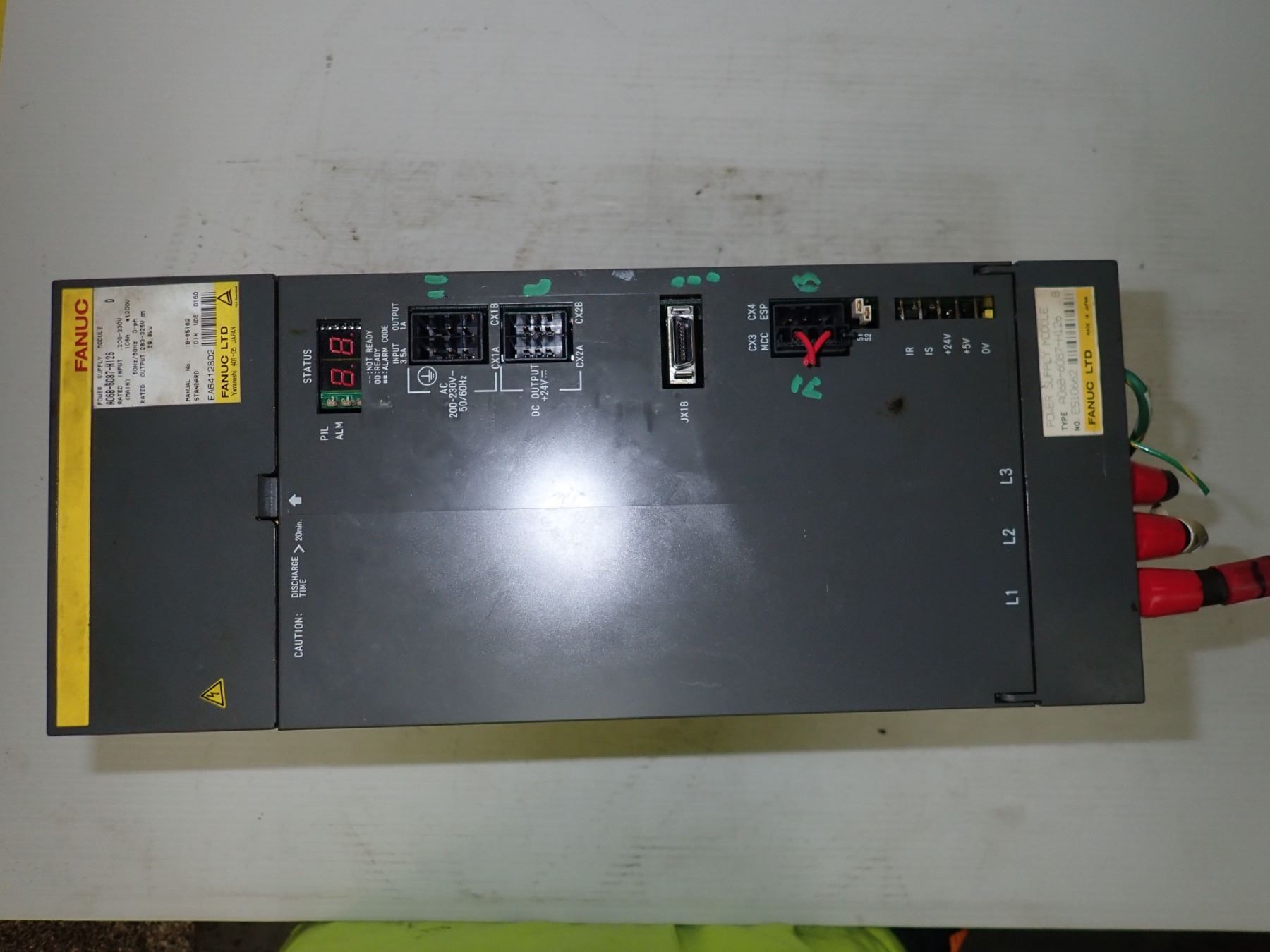 31342001 FANUC A06B-6087-H126 POWER SUPPLY MODULE