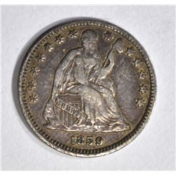 1859 SEATED HALF DIME, XF/AU