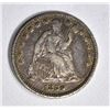 Image 1 : 1859 SEATED HALF DIME, XF/AU