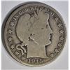 Image 1 : 1915 BARBER HALF DOLLAR, VG KEY