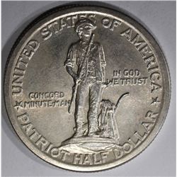 1925 LEXINGTON-CONCORD COMMEM HALF DOLLAR  BU