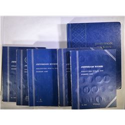 1938 - 1964 JEFFERSON NICKEL COMPLETE SET;