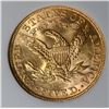 Image 3 : 1882 $5 GOLD LIBERTY NNC CH BU+