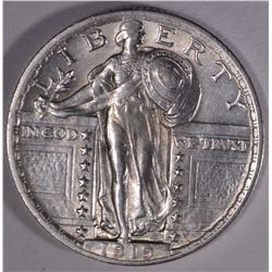 1919 STANDING LIBERTY QUARTER  CH BU