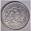 Image 2 : 1871 SEATED LIBERTY HALF DOLLAR  AU