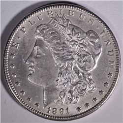 1891-CC MORGAN DOLLAR  BU