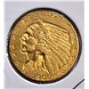 Image 1 : 1908 $2 1/2 GOLD INDIAN HEAD  CH BU