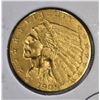 Image 1 : 1909 $2 1/2 GOLD INDIAN HEAD  CH BU