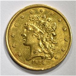 1834 $5 CLASSIC HEAD GOLD PLAIN 4   BU