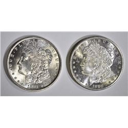 1880-S & 1881 CH BU MORGAN DOLLARS