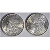Image 1 : 1884-O & 1887 CH BU MORGAN DOLLARS