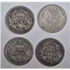 Image 2 : 1908-D, 13 & 16-S XF/AU & 1899 F/VF  BARBER DIMES,