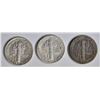 Image 2 : 1919, 26-D & 31-D XF MERCURY DIMES