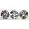 Image 2 : ORIG ROLL OF CH BU 1963-D FRANKLIN HALVES
